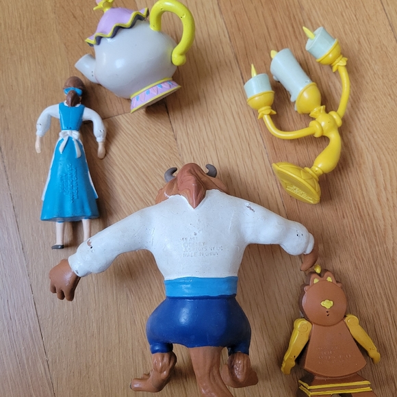 Vintage beauty and the beast figures - Picture 4 of 6